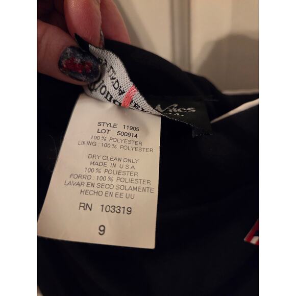 NWT One-Shoulder Black Gown - Picture 6 of 11